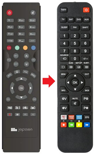 Telecomando adatto per jepssen - adatto,