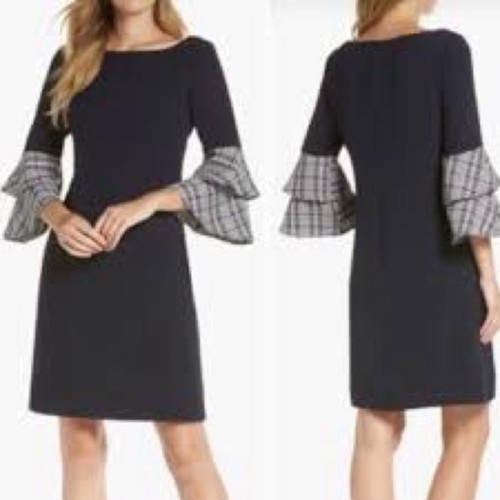Abito eliza shift quadri a - abito,