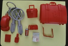 Lotto di accessori rossi di