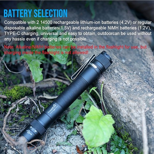 Torcia led tattica lunga - led,