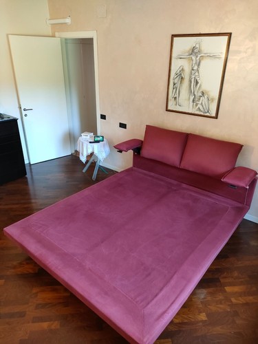 Letto matrimoniale flou - letto,
