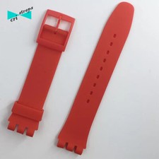 Cinturino per swatch rosso in