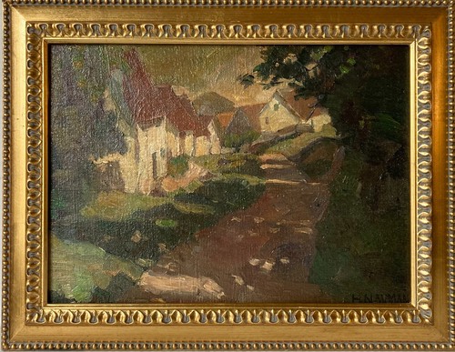 Quadro olio impressionista