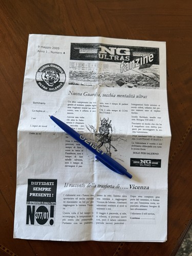Fanzine ultras nuova guardia - fanzine,