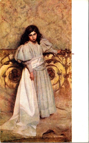 Cartolina tallone ritratto - cartolina,