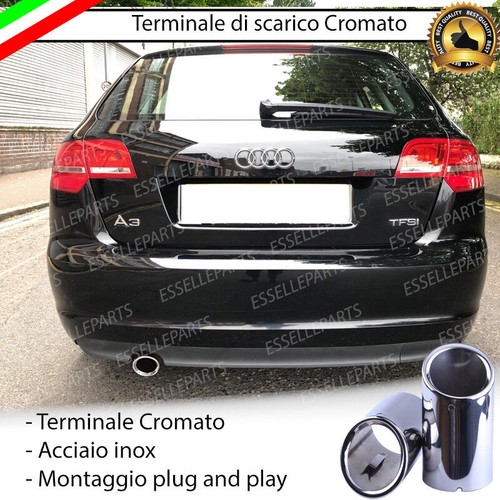 Terminale scarico cromato - terminale,