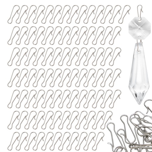 Confezione 100 ganci - confezione, cristallo