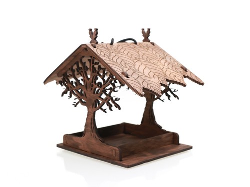 Casetta per uccellini legno - casetta,