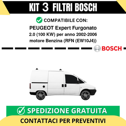 Kit bosch filtri tagliando - bosch, 3