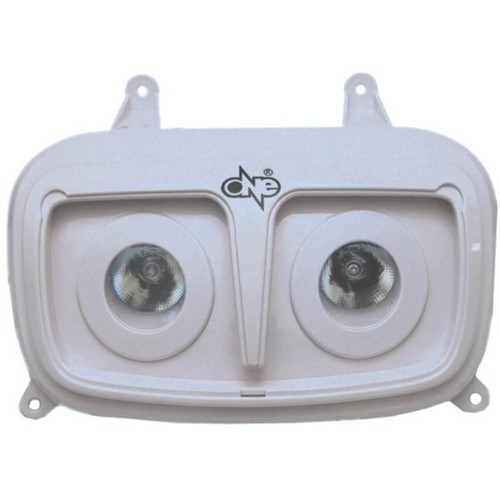 Maschera doppio faro fanale - maschera,