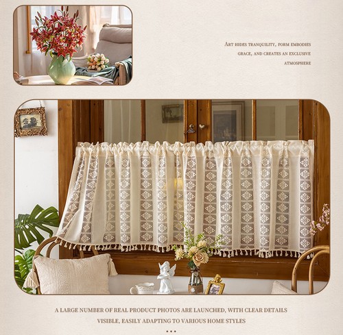 Tenda 2pz casa cucina caffè - tenda, 1/2pz