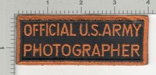 WW2 Patch Fotografo Ufficiale