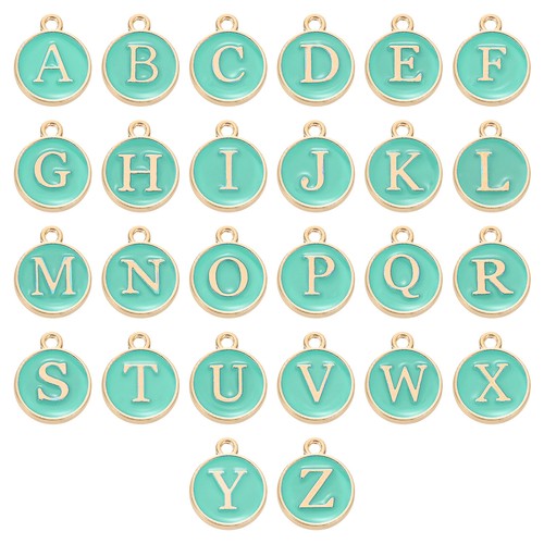Per 26pci charm lettere - 26pci,