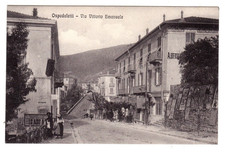 Cartolina - Ospedaletti - Via Vittorio Emanuele - Imperia