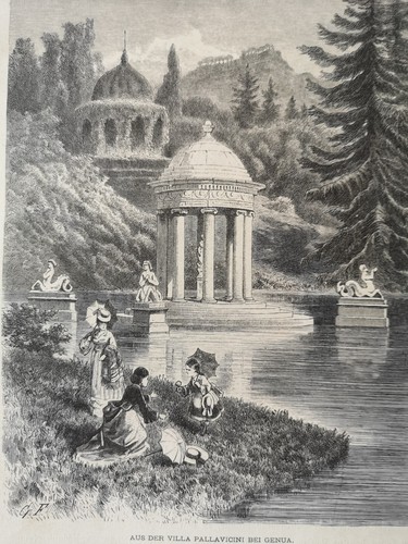 1880 stampa italia piazza - 1880,