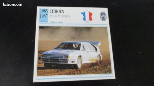 Fiche citroën tc - bx,
