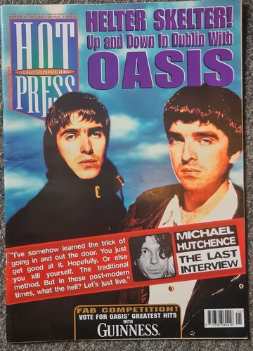 Hot press magazine oasis - magazine,