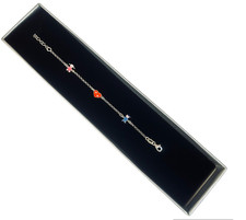 bracciale argento 925% rodiato