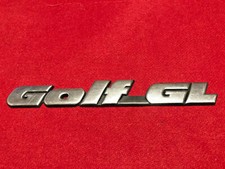 VOLKSWAGEN VW 1H6853687K GOLF GL LOGO EMBLEMA FREGIO STEMMA SCRITTA TARGA BADGE