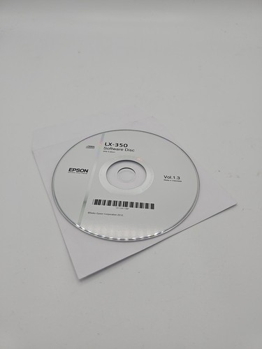 350 epson software disc - lx-350,