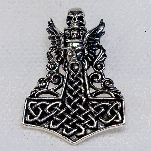 Thor martello teschio ciondolo - thor,