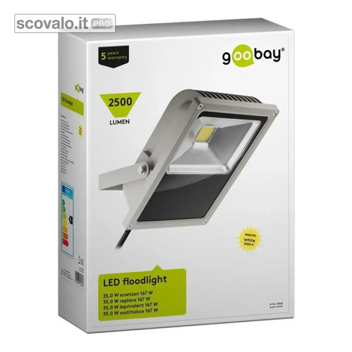 Proiettore led esterno 35w - led,