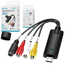 UNICO SCHEDA ACQUISIZIONE USB VIDEO GRABBER DA ANALOGICA A DIGITALE RCA SVIDEO