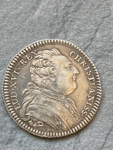Jeton argent louis xvi maison - argent,