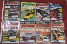 Turbo Magazine Lot Of 8 From