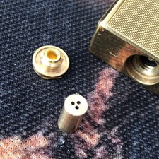 Reusable gas refill adapter