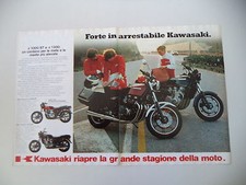 advertising Pubblicità 1980 MOTO KAWASAKI Z1300 Z 1300/Z 1000 ST