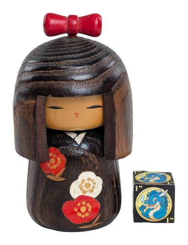 Bambola creativa kokeshi con - creativa,