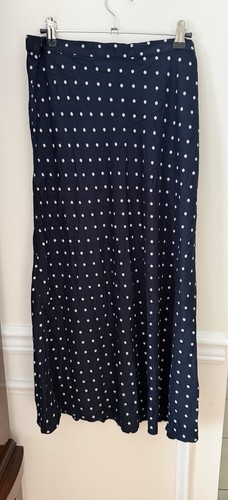 Maxi gonna classica pois - maxi, blu