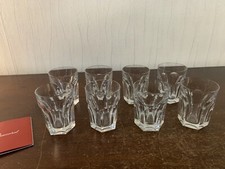 12 Bicchieri Alcol Modello Harcourt Cristallo Di Baccarat H: 7 CM (