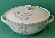 ZUPPIERA CON DECORO FLOREALE FRUTTA RICHARD GINORI PROFILO ORO VINTAGE. AL12