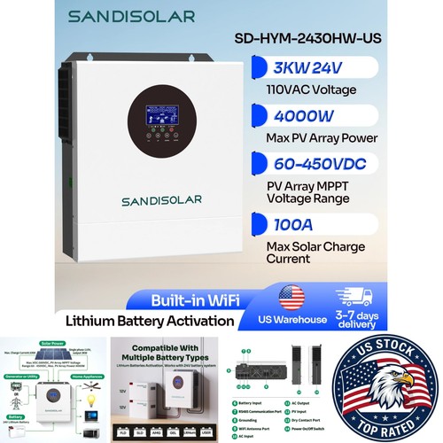 3kw hybrid solar inverter - 3kw,