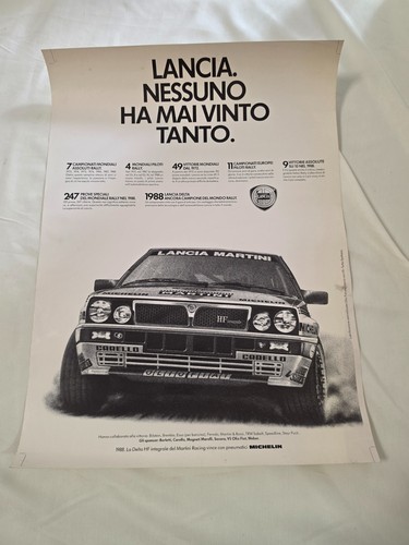 Poster originale 1989 lancia - ,