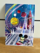 Cartolina olografica walt - cartolina,