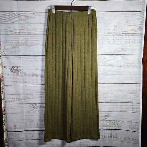Pantalone zara basic verde - pantalone,