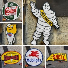 Reproduction Automobilia Vintage Advertising Cast Iron Wall Mounted Sign