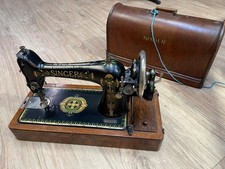 Macchina da cucire a manovella SINGER antica vintage collezione epoca