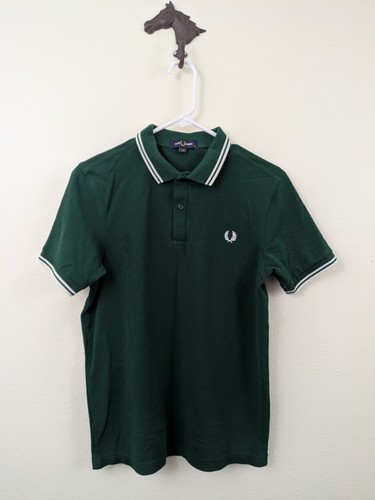 Fred perry green short sleeve - short,
