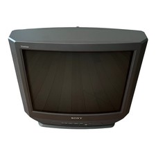 Sony Trinitron 20 pollici TV a colori KV-20V80 retro gaming CRT S-Video RCA con VHF/UHF