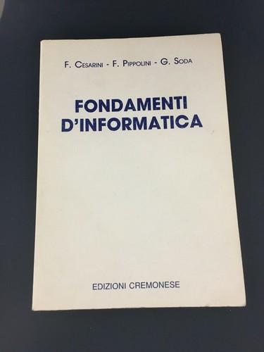 Libro fondamenti informatica - libro,