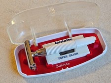 Gillette Slim Twist 1971 " usato con lamette nuove - safety razor vintage