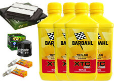 KIT TAGLIANDO BARDAHL XTC 15W50 FILTRO OLIO ARIA CANDELE SUZUKI VSTROM 650 2007
