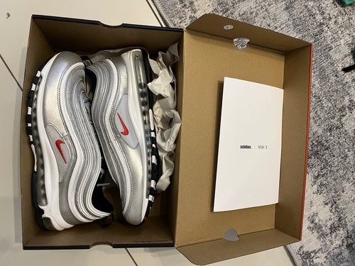 Nike air max silver - silver, bullit