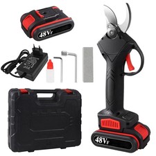 Forbici da Potatura Elettriche con Doppia Batteria da 48V Cesoie Trincia Rami