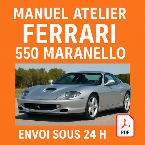 Manuel atelier ferrari 550 - manuel,