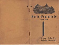 LEIPZIG, Preisliste 1928